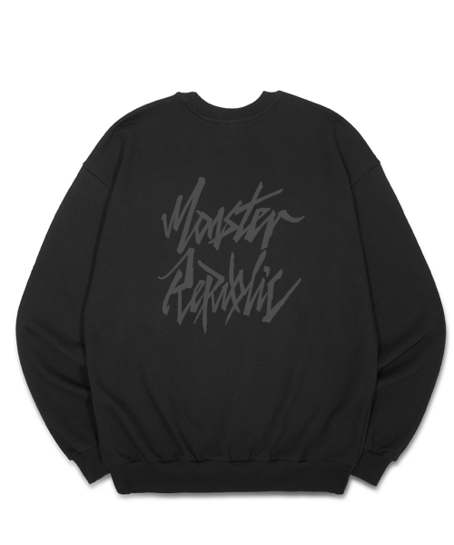 MONSTER REPUBLIC(モンスターリパブリック)の「ムーブメントロゴスウェット3COLOR(スウェット・レディース・チャコールグレー/ホワイト×グレー/ブラック×グレー/チャコールグレー×ブラック/ホワイト×ブラック/ブラック×ホワイト・SMALL/MEDIUM/LARGE/X-LARGE)」の8枚目の写真