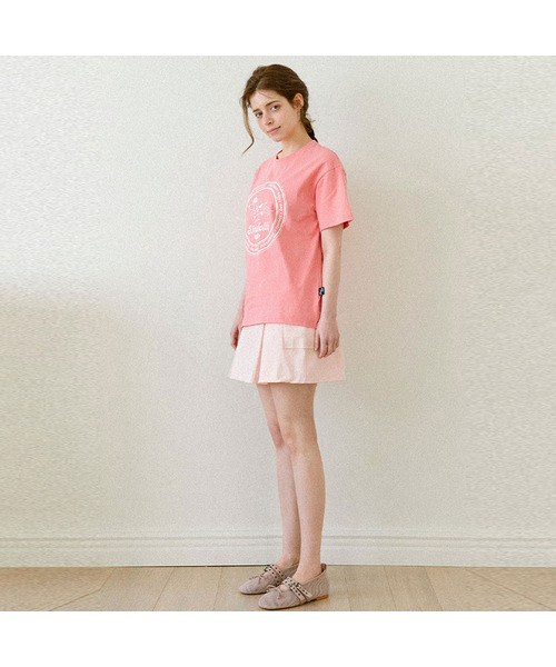 SLOWLOLLI(スローローリ)の「Cargo mini skirt - White(スカート・レディース・Beige/PINK/ブラック/アイボリー・FREE)」の4枚目の写真