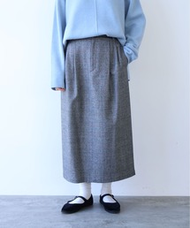 yuni | washable wool check コクーンスカート　1701SK006252(スカート)