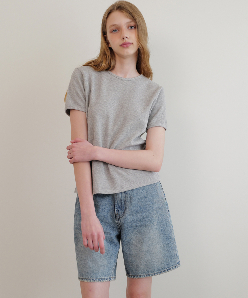 ANDNEEDS(アンドニーズ)の「Noah waffle t-shirt (gray)(Tシャツ/カットソー・レディース・その他・FREE)」の3枚目の写真