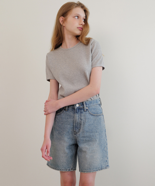ANDNEEDS(アンドニーズ)の「Noah waffle t-shirt (gray)(Tシャツ/カットソー・レディース・その他・FREE)」の4枚目の写真