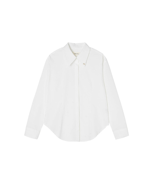 MAYVERU(メイバーユー)の「Mirror Shirts _ Ivory(シャツ/ブラウス・レディース・アイボリー・FREE)」の1枚目の写真