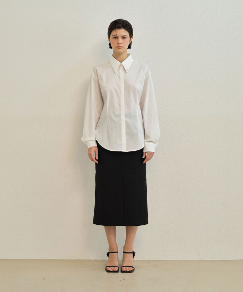 MAYVERU(メイバーユー)の「Mirror Shirts _ Ivory(シャツ/ブラウス・レディース・アイボリー・FREE)」の3枚目の写真