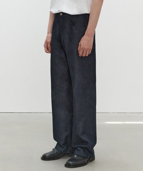 DECET(デケト)の「Mid Rise Wide Jeans DCPT027CPIndigo(デニムパンツ・レディース・その他・34/32/30/26/28)」の1枚目の写真