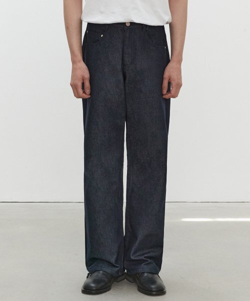 DECET(デケト)の「Mid Rise Wide Jeans DCPT027CPIndigo(デニムパンツ・レディース・その他・34/32/30/26/28)」の2枚目の写真