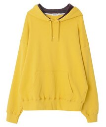 MAYOL（マイヨール）の「配色フード_クロムイエロー（パーカー）」