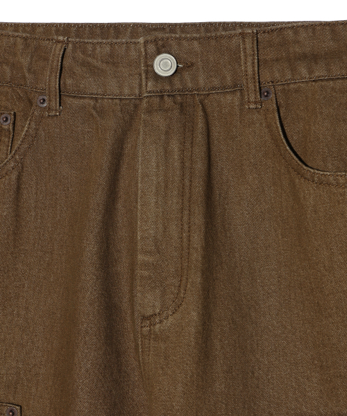 IEY(アイイーワイ)の「MAC FLARE DENIM PANTS Brown(デニムパンツ・レディース・その他・MEDIUM/LARGE)」の4枚目の写真