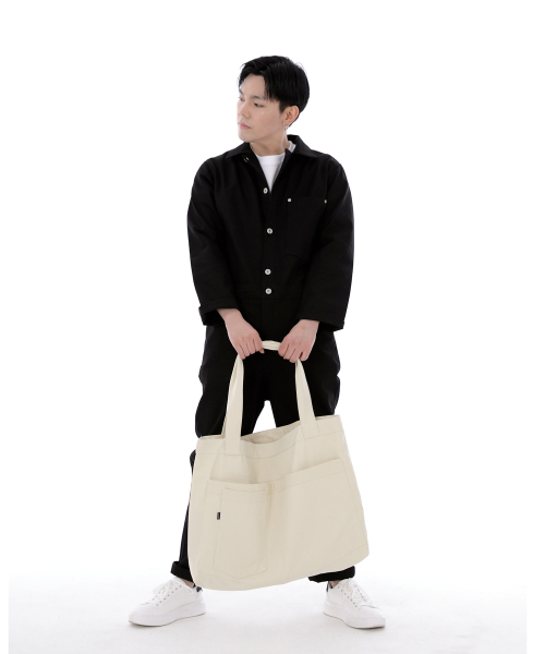 SAINTCREW(セントクルー)の「シティボーイメガビッグショルダーバッグCBM-110クリーム(エコバッグ/サブバッグ・メンズ・その他・フリー)」の6枚目の写真