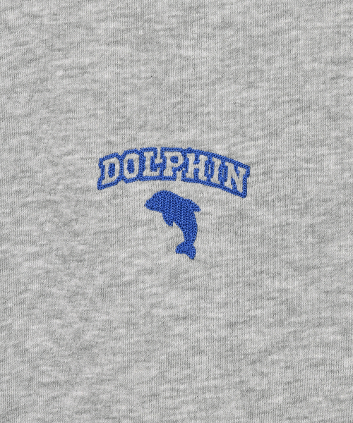 DOLPHIN WAVE APPAREL（ドルフィンウェーブアパレル）の「ドルフィンチェーン刺繍裏起毛スウェットメランジグレー（スウェット・メンズ・その他・MEDIUM/LARGE/X-LARGE）」の5枚目の写真