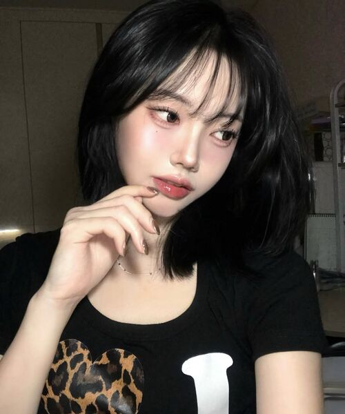 KATRINA K(カトリーナケイ)の「ラブブラウンレオパードスリムフィット半袖Tシャツ-2カラー(Tシャツ/カットソー・レディース・ホワイト/ブラック・FREE)」の15枚目の写真