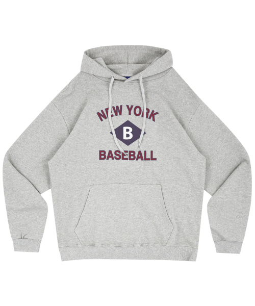 STAFF ONLY(スタッフオンリー)の「NEW YORK BASEBALL HOODIE (MELANGE GREY)(パーカー・メンズ・その他・MEDIUM)」の1枚目の写真