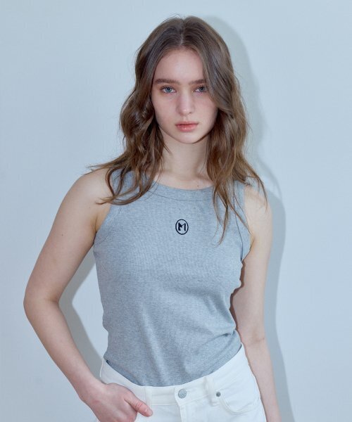 MARROT(マロット)の「シンボルスリーブレストップ_グレー(Tシャツ/カットソー・レディース・その他・FREE)」の1枚目の写真