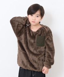 OMNES（オムネス）の「ボアフリースプルオーバー  KIDS（その他トップス）」