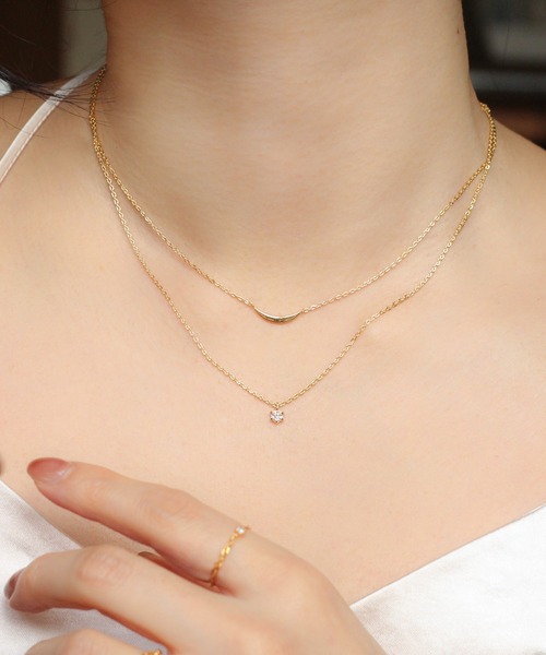 NOIR DE POUPEE（ノワールドプーペ）の「【WEB限定】K18vermeil ムーン ペンダントネックレス 40cm（ネックレス・レディース・ゴールド・FREE）」の8枚目の写真