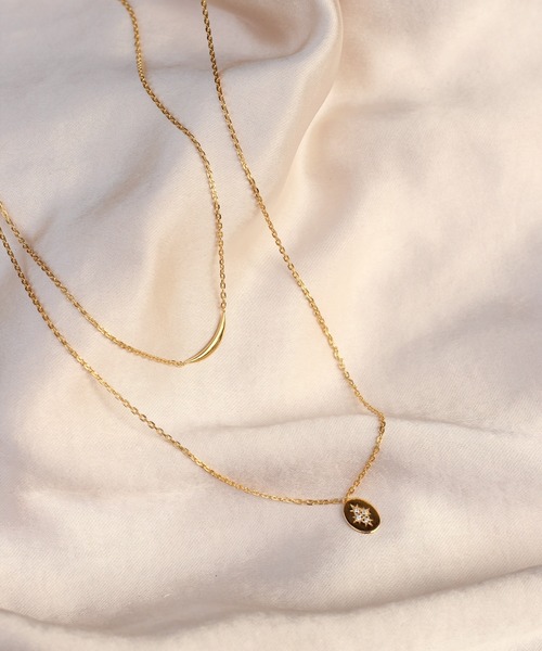 NOIR DE POUPEE（ノワールドプーペ）の「【WEB限定】K18vermeil ムーン ペンダントネックレス 40cm（ネックレス・レディース・ゴールド・FREE）」の10枚目の写真