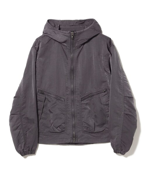 BEAMS(ビームス)の「ガーメントダイ フーデッド ブルゾン【ワイドショートフィット】(ブルゾン・メンズ・ブラック/オリーブ・L/M/S/XL)」の2枚目の写真