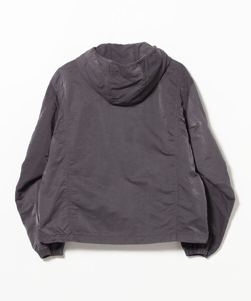 BEAMS(ビームス)の「ガーメントダイ フーデッド ブルゾン【ワイドショートフィット】(ブルゾン・メンズ・ブラック/オリーブ・L/M/S/XL)」の5枚目の写真