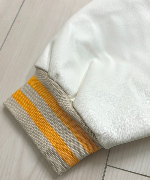 NANEA(ナネア)の「刺繍入りスタジャン(スタジャン・レディース・アイボリー/ネイビー/ブラック・MEDIUM/LARGE)」の12枚目の写真