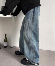 inst.ALL（インストール）の「サイドラインリラックスデニムパンツ（デニムパンツ）」