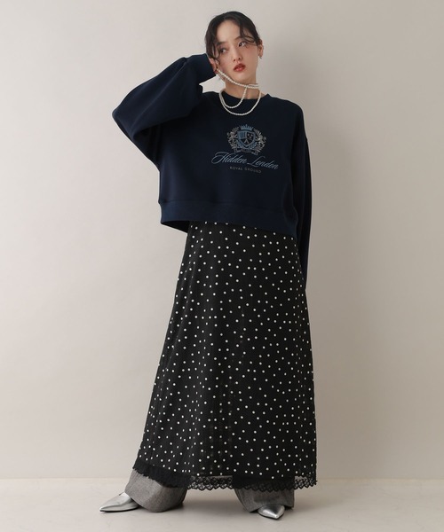 RAGEBLUE(レイジブルー)の「シアードットキャミワンピース(ワンピース・レディース・ホワイト/ブラック・FREE)」の21枚目の写真