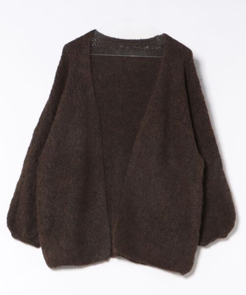 STYLEBLOCK（スタイルブロック）の「ボリューム袖ニットカーディガン（カーディガン/ボレロ・レディース・ベージュ/ブラウン/グレー/グリーン系その他・FREE）」の6枚目の写真