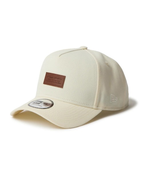 NEW ERA/ニューエラ キャップ 9FORTY A-Frame レザーパッチ Leather