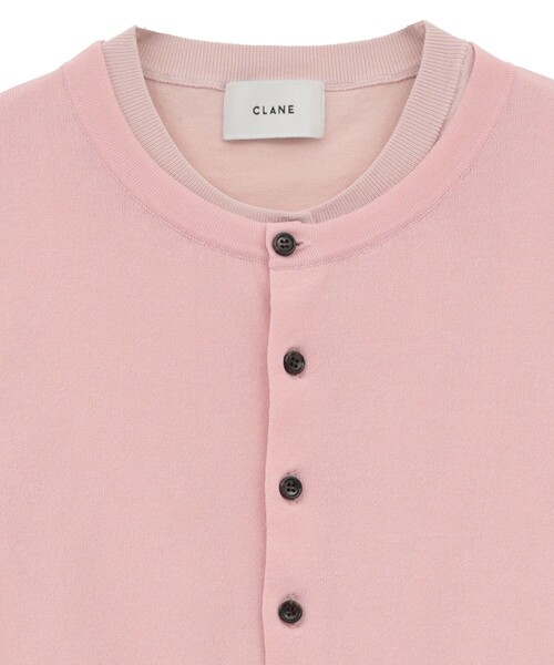 CLANE（クラネ）の「【CLANE/クラネ】W LAYERED KNIT CARDIGAN/ダブルレイヤードニットカーディガン（カーディガン/ボレロ・レディース・ピンク/ベージュ・1）」の11枚目の写真