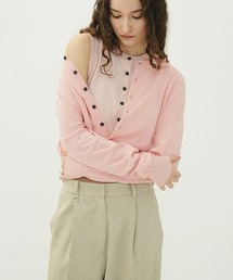 STUDIOUS（ステュディオス）の「【CLANE/クラネ】W LAYERED KNIT CARDIGAN/ダブルレイヤードニットカーディガン（カーディガン/ボレロ）」