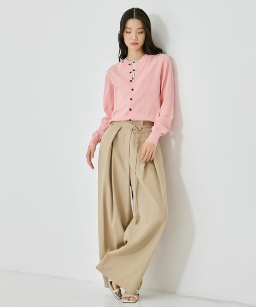 CLANE/クラネ】W LAYERED KNIT CARDIGAN/ダブルレイヤードニット