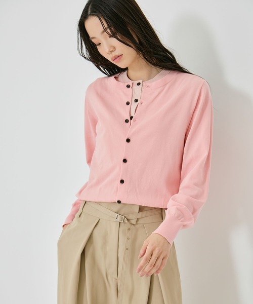 CLANE/クラネ】W LAYERED KNIT CARDIGAN/ダブルレイヤードニット