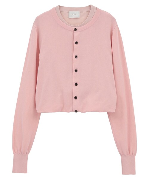 CLANE/クラネ】W LAYERED KNIT CARDIGAN/ダブルレイヤードニット