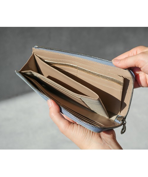 genten（ゲンテン）の「【福財布】アルモニア L字ファスナー長財布（財布・レディース・ベビーピンク/ライトブルー・FREE）」の15枚目の写真