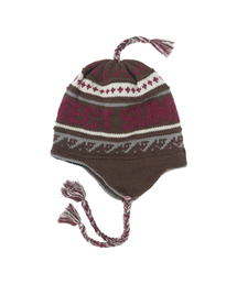 SUNNECT（ソネクト）の「Jacquard Tassel Beanie - Brown（ニットキャップ/ビーニー）」