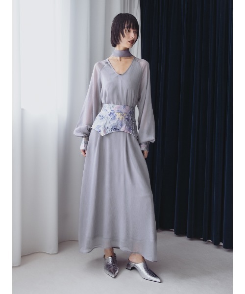 Jacquard Belt 2way Dress/ジャガードベルト2ウェイドレス（ドレス