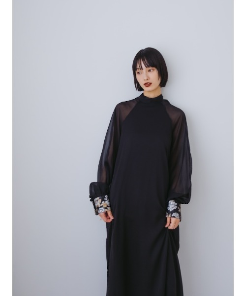 sahara（サハラ）の「Jacquard Belt 2way Dress/ジャガードベルト２ウェイドレス（ドレス・レディース・ブラック/ネイビー/ライトグレー・FREE）」の11枚目の写真