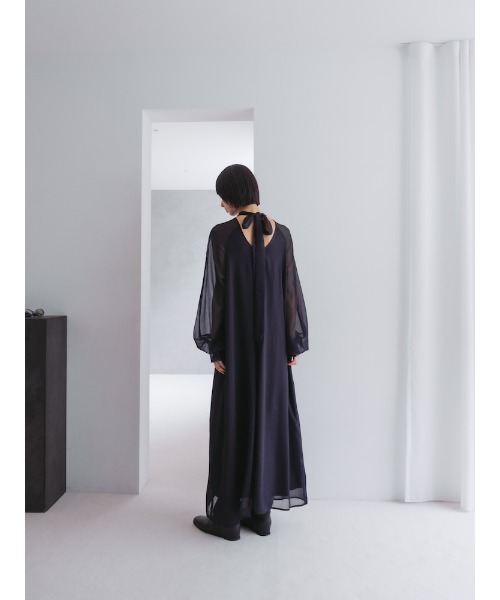 sahara（サハラ）の「Jacquard Belt 2way Dress/ジャガードベルト２ウェイドレス（ドレス・レディース・ブラック/ネイビー/ライトグレー・FREE）」の22枚目の写真