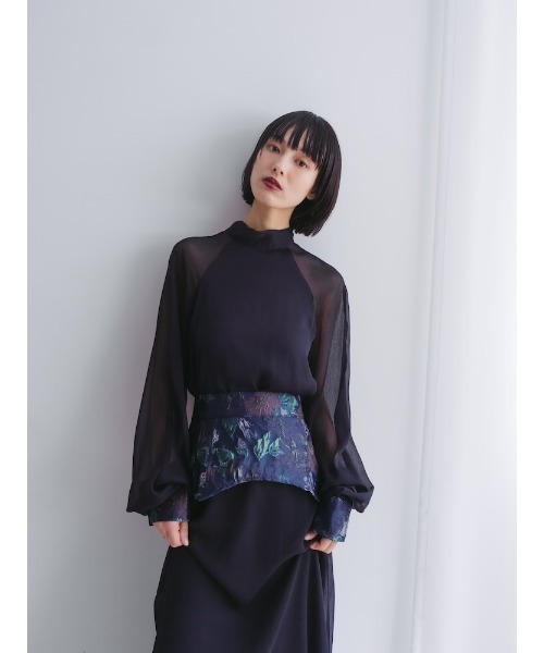 sahara（サハラ）の「Jacquard Belt 2way Dress/ジャガードベルト２ウェイドレス（ドレス・レディース・ブラック/ネイビー/ライトグレー・FREE）」の20枚目の写真