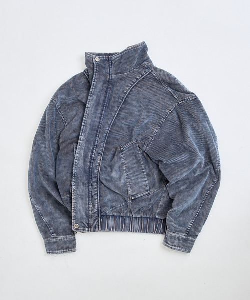 EPNK(イーピーエヌケー)の「Vintage Wash Corduroy JKT / ヴィンテージウォッシュコーデュロイジャケット(ブルゾン・メンズ・ネイビー/ブラック・MEDIUM/LARGE)」の5枚目の写真