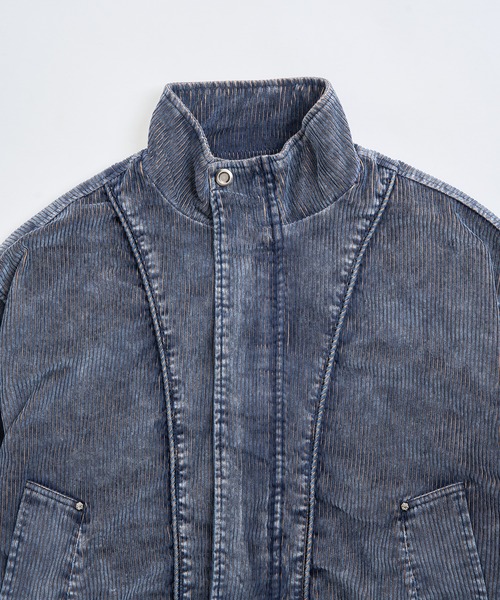 EPNK(イーピーエヌケー)の「Vintage Wash Corduroy JKT / ヴィンテージウォッシュコーデュロイジャケット(ブルゾン・メンズ・ネイビー/ブラック・MEDIUM/LARGE)」の7枚目の写真