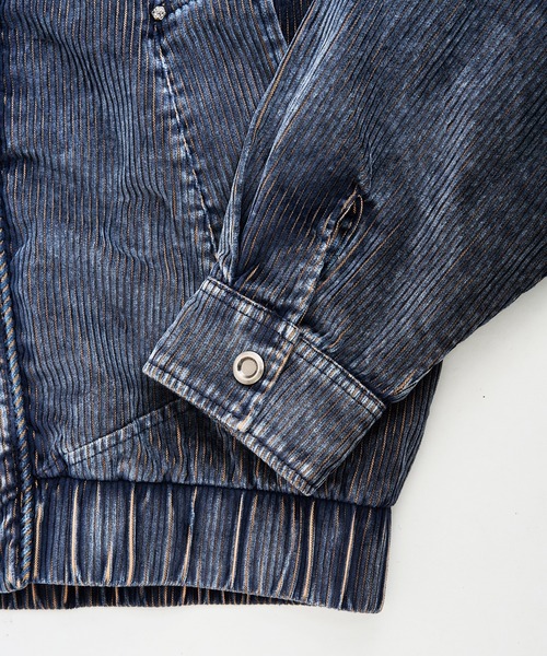 EPNK(イーピーエヌケー)の「Vintage Wash Corduroy JKT / ヴィンテージウォッシュコーデュロイジャケット(ブルゾン・メンズ・ネイビー/ブラック・MEDIUM/LARGE)」の9枚目の写真