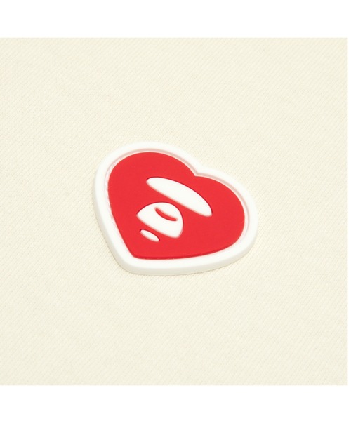 AAPE BY A BATHING APE（エーエイプバイアベイシングエイプ）の「AAPE NOW HEART LONG SLEEVE TEE（Tシャツ/カットソー・メンズ・アイボリー/ブラック/オレンジ・MEDIUM/LARGE/X-LARGE/XX-LARGE/SMALL/X-SMALL）」の8枚目の写真