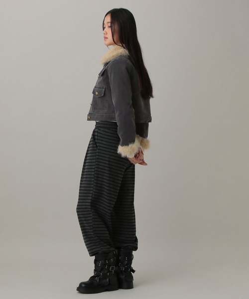 3.3 Field Trip （3.3フィールドトリップ）の「3.3 Field Trip／ファードッキングデニムジャケット（デニムジャケット・レディース・ブラック/ブルー・FREE）」の22枚目の写真