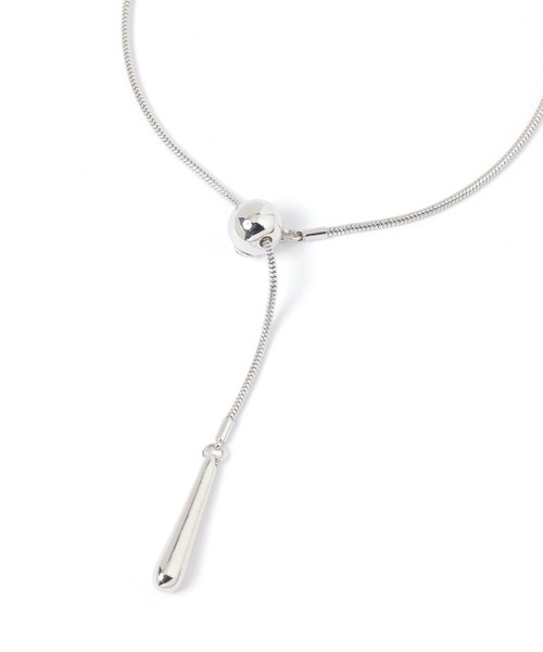 Elura(エルーラ)の「ストーン付きロングラリエット/641622(ネックレス・レディース・シルバー/ゴールド・FREE)」の2枚目の写真