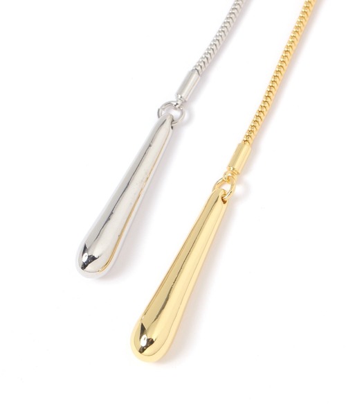 Elura(エルーラ)の「ストーン付きロングラリエット/641622(ネックレス・レディース・シルバー/ゴールド・FREE)」の4枚目の写真