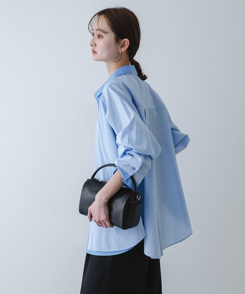 セール】『WEB限定』フェイクレイヤードルーズシャツ（シャツ/ブラウス