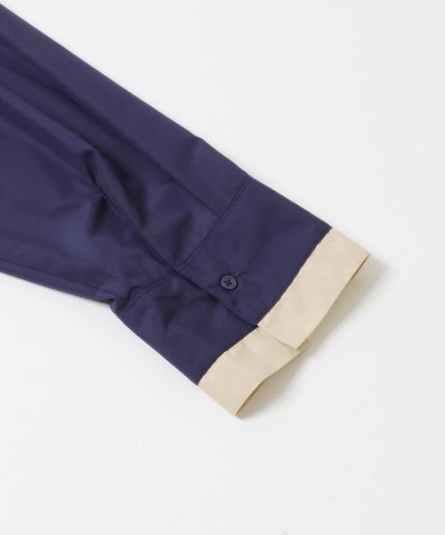 SENSE OF PLACE by URBAN RESEARCH（センスオブプレイスバイアーバンリサーチ）の「『WEB限定』フェイクレイヤードルーズシャツ（シャツ/ブラウス・レディース・ピンク/ブルー系その他/ネイビー・ONE）」の18枚目の写真