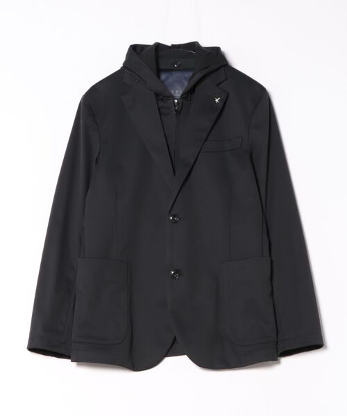 AT.P.Co(アティピコ)の「【AT.P.CO】 フード付きジャケット(テーラードジャケット・メンズ・ブラック/ネイビー・46/48/50)」の2枚目の写真