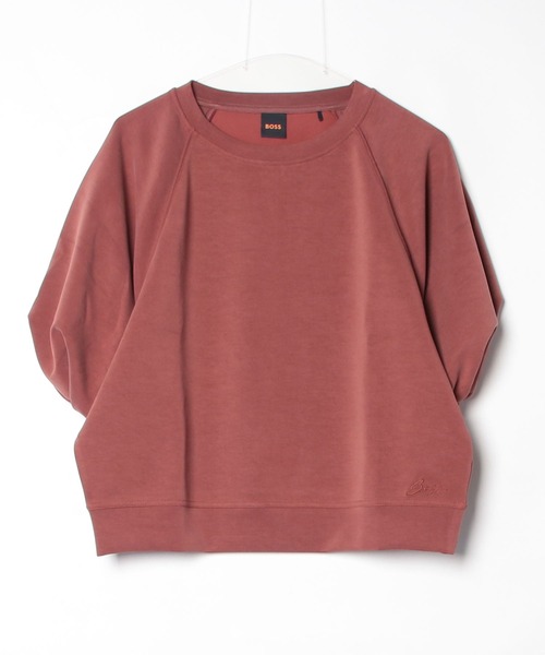 BOSS(ボス)の「オーバーサイズフィット スウェットシャツ ショートバルーンスリーブ(スウェット・レディース・レッド・L/XS/S/M)」の5枚目の写真