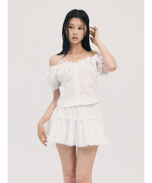 BABLETWO(ビーエイブルトゥー)の「saya frill skirt-white(スカート・レディース・その他・ONE SIZE)」の13枚目の写真