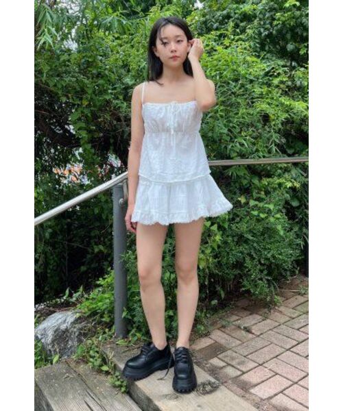 BABLETWO(ビーエイブルトゥー)の「saya frill skirt-white(スカート・レディース・その他・ONE SIZE)」の2枚目の写真